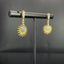 14K GOLD 0.46 CT NATURAL H DIAMOND EARRINGS