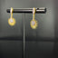 14K GOLD 0.46 CT NATURAL H DIAMOND EARRINGS