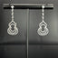 14K GOLD 0.62 CT NATURAL H DIAMOND EARRINGS