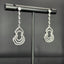 14K GOLD 0.62 CT NATURAL H DIAMOND EARRINGS