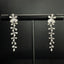 14K GOLD 0.42 CT NATURAL H DIAMOND & FLOWERS EARRINGS