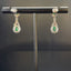 14K GOLD 2.03 CTW NATURAL EMERALD & DIAMOND EARRINGS