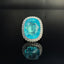 14K GOLD 25.9 CT NATURAL PARAIBA TOURMALINE & DIAMOND RING/PENDANT( WITHOUT CHAIN )