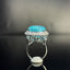 14K GOLD 25.9 CT NATURAL PARAIBA TOURMALINE & DIAMOND RING/PENDANT( WITHOUT CHAIN )