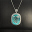 14K GOLD 25.9 CT NATURAL PARAIBA TOURMALINE & DIAMOND RING/PENDANT( WITHOUT CHAIN )