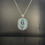14K GOLD 25.9 CT NATURAL PARAIBA TOURMALINE & DIAMOND RING/PENDANT( WITHOUT CHAIN )