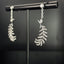 14K GOLD 0.52 CT NATURAL H DIAMOND EARRINGS