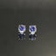 14K GOLD 1.52 CT NATURAL TANZANITE EARRINGS