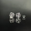 14K GOLD 0.24 CT NATURAL H DIAMOND & FLOWERS EARRINGS