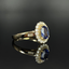 14K GOLD 1.59 CTW NATURAL SAPPHIRE & DIAMOND RING