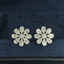 14K GOLD 0.44 CT NATURAL H DIAMOND EARRINGS