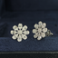 14K GOLD 0.44 CT NATURAL H DIAMOND EARRINGS