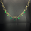 14K GOLD 8.05 CT NATURAL EMERALD NECKLACE