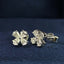 14K GOLD 0.54 CT NATURAL H DIAMOND EARRINGS