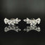 14K GOLD 0.38 CT NATURAL H DIAMOND EARRINGS