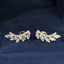 14K GOLD 0.38 CT NATURAL H DIAMOND EARRINGS
