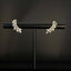 14K GOLD 0.38 CT NATURAL H DIAMOND EARRINGS