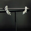 14K GOLD 0.38 CT NATURAL H DIAMOND EARRINGS