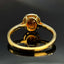 14K GOLD 2.08 CTW NATURAL SPESSARTINE & DIAMOND RING