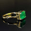 14K GOLD 1.73 CT NATURAL EMERALD RING