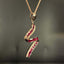 14K GOLD 2.39 CTW NATURAL RUBY & DIAMOND PENDANT( WITHOUT CHAIN )