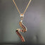 14K GOLD 2.39 CTW NATURAL RUBY & DIAMOND PENDANT( WITHOUT CHAIN )