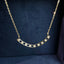 14K GOLD 0.21 CT NATURAL H DIAMOND NECKLACE