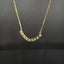 14K GOLD 0.21 CT NATURAL H DIAMOND NECKLACE