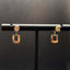 14K GOLD 0.24 CT NATURAL H DIAMOND EARRINGS