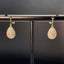 14K GOLD 0.92 CT NATURAL H DIAMOND EARRINGS