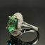 14K GOLD 6.31 CTW NATURAL TOURMALINE & DIAMOND RING