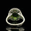 14K GOLD 6.31 CTW NATURAL TOURMALINE & DIAMOND RING