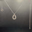 14K GOLD 0.32 CT NATURAL H DIAMOND NECKLACE