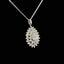 14K GOLD 0.77 CT NATURAL H DIAMOND NECKLACE