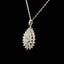 14K GOLD 0.77 CT NATURAL H DIAMOND NECKLACE