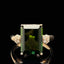 14K GOLD 6.14 CTW NATURAL TOURMALINE & DIAMOND RING