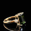 14K GOLD 6.14 CTW NATURAL TOURMALINE & DIAMOND RING