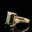 14K GOLD 6.14 CTW NATURAL TOURMALINE & DIAMOND RING