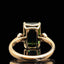 14K GOLD 6.14 CTW NATURAL TOURMALINE & DIAMOND RING