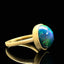 14K GOLD 4.9 CT NATURAL OPAL RING