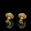 14K GOLD 2.02 CTW NATURAL OPAL & AQUAMARINE EARRINGS