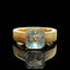 14K GOLD 2.16 CT NATURAL AQUAMARINE RING