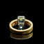 14K GOLD 2.16 CT NATURAL AQUAMARINE RING