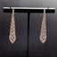 14K GOLD 0.7 CT NATURAL H DIAMOND EARRINGS