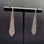14K GOLD 0.7 CT NATURAL H DIAMOND EARRINGS