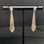 14K GOLD 0.7 CT NATURAL H DIAMOND EARRINGS