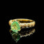 14K GOLD 1.38 CT NATURAL PARAIBA TOURMALINE RING
