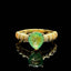 14K GOLD 1.38 CT NATURAL PARAIBA TOURMALINE RING