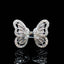 14K GOLD 0.92 CT NATURAL H DIAMOND & BUTTERFLY RING