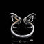14K GOLD 0.92 CT NATURAL H DIAMOND & BUTTERFLY RING